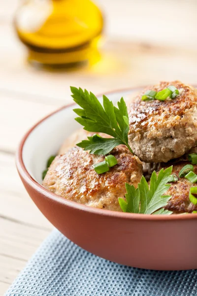 Pork chops schnitzels — Stockfoto