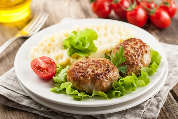 Pork chops cutlets — Stock Photo, Image