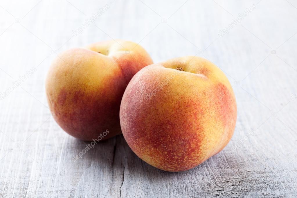 Ripe peaches