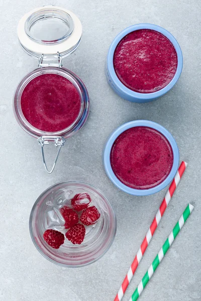 Smoothie aux framboises — Photo