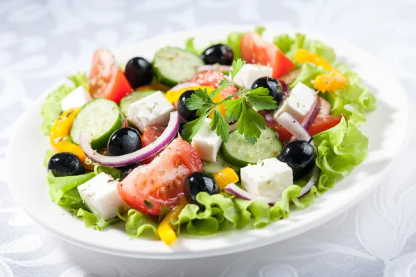 Griechischer Salat — Stockfoto