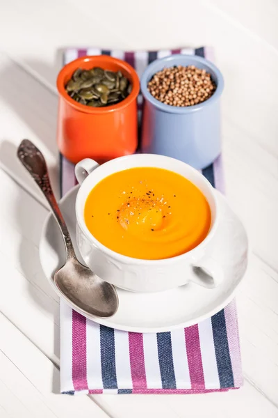 Pumpkin soup — Stock Photo, Image