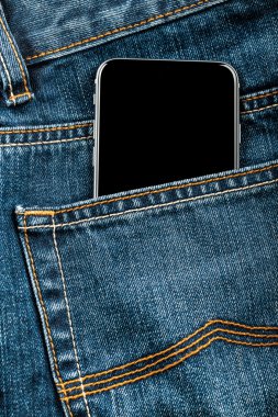 Kot pantolon cebinde Smartphone