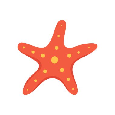 Cute hand drawn starfish. Vector illustration.