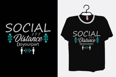 Sosyal Mesafe Tişörtü, Karantina Hediyesi, Evde Kalın, Ellerinizi yıkayın, 2020, Komik Gömlek, Kısa Kollu Unisex tişörtü