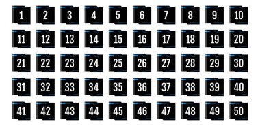 Efsanevi siyah sayı simgeleri