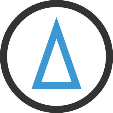 üçgen soyut işaret vektör çizimi