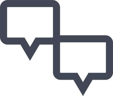 konuşma kabarcığı vektör çizimi