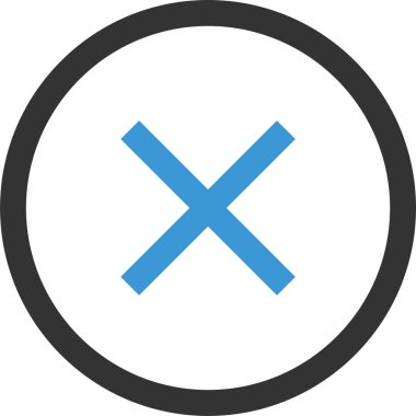 çapraz işaret simgesi vektör illüstrasyonu 