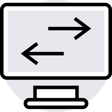 Web arayüzü simgesi, vektör illüstrasyonu