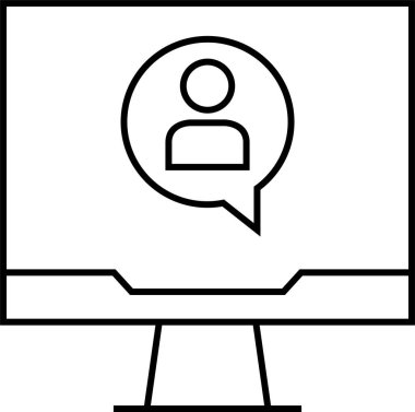  SMS ve Metin konuşma ikonu vektör illüstrasyonu