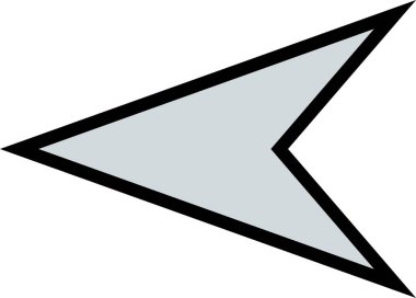 kullanıcı arayüzü ok simgesi, vektör illüstrasyonu