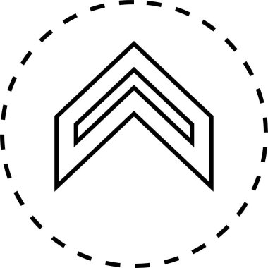 kullanıcı arayüzü ok simgesi, vektör illüstrasyonu