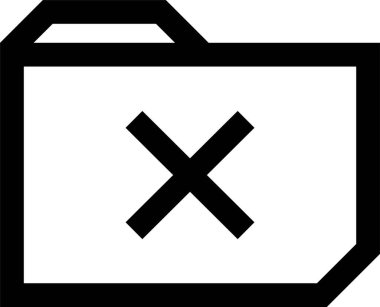 çapraz işaret simgesi vektör illüstrasyonu 