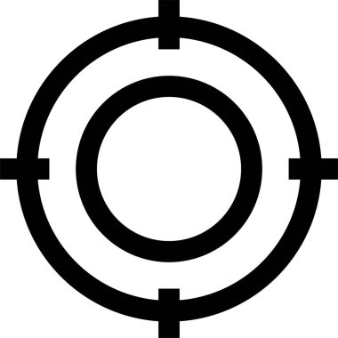 Hedef. Web simgesi basit illüstrasyon