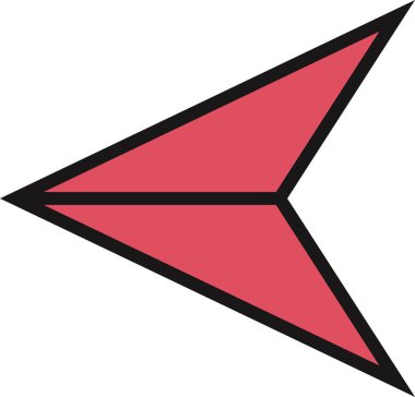 kullanıcı arayüzü ok simgesi, vektör illüstrasyonu