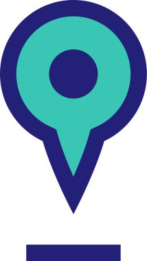 navigasyon simgesi işaret vektör çizimi