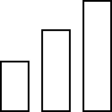 Basit bilgisayar arayüzü simgesi, vektör illüstrasyonu