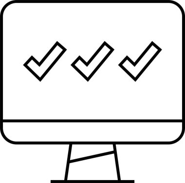 Basit web bilgi simgesi, vektör illüstrasyonu