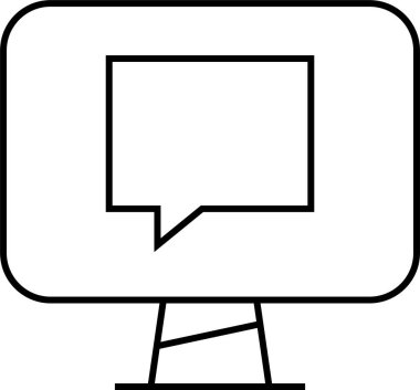  SMS ve Metin konuşma ikonu vektör illüstrasyonu