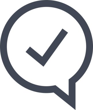 sohbet simgesi vektör illüstrasyonu