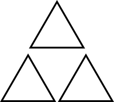 Basit bilgisayar arayüzü simgesi, vektör illüstrasyonu