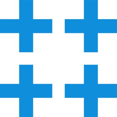 Basit bilgisayar arayüzü simgesi, vektör illüstrasyonu