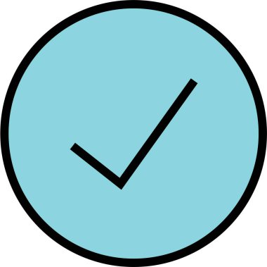 Basit işaretleme simgesi, vektör illüstrasyonu