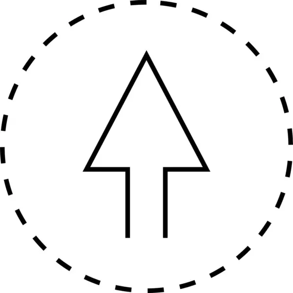 Icona Della Freccia Dell Interfaccia Utente Illustrazione Vettoriale — Vettoriale Stock