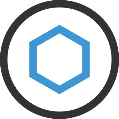 Basit bilgisayar arayüzü simgesi, vektör illüstrasyonu