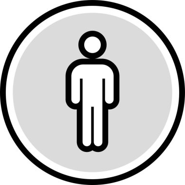 kullanıcı profili simgesi, vektör illüstrasyonu