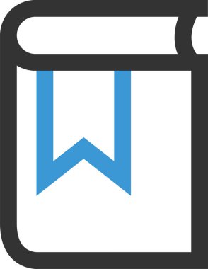 Öğrenmenin basit simgesi, vektör illüstrasyonu