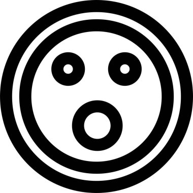 yüz simgesi, vektör illüstrasyonu 