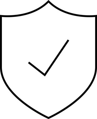 Basit emlak konsepti simgesi, vektör illüstrasyonu