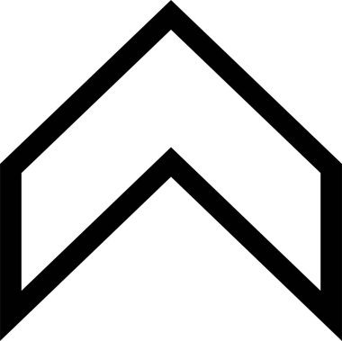 kullanıcı arayüzü ok simgesi, vektör illüstrasyonu