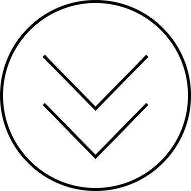 kullanıcı arayüzü ok simgesi, vektör illüstrasyonu