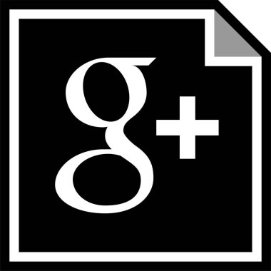 Bir g simgesinin vektör illüstrasyonu 