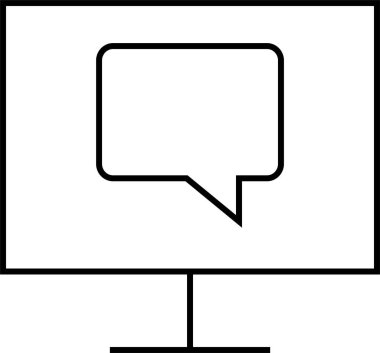  SMS ve Metin konuşma ikonu vektör illüstrasyonu