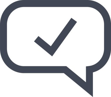 sohbet simgesi vektör illüstrasyonu