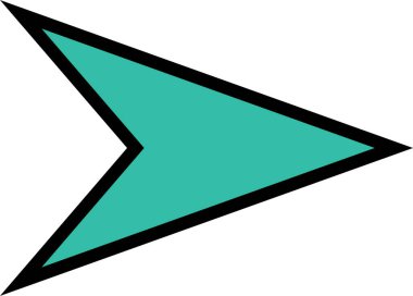 kullanıcı arayüzü ok simgesi, vektör illüstrasyonu