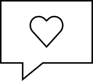 sohbet simgesi vektör illüstrasyonu 