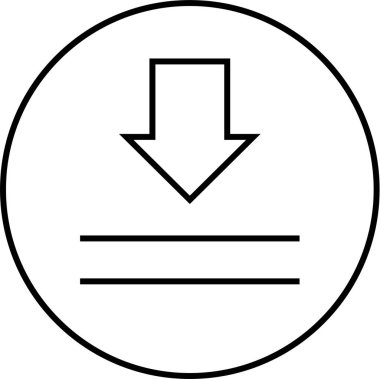 Basit alışveriş konsepti simgesi, vektör illüstrasyonu