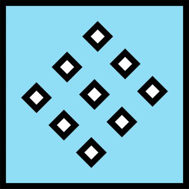 Basit bilgisayar arayüzü simgesi, vektör illüstrasyonu