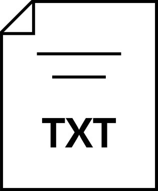 dosya adı simgesi vektör illüstrasyonu