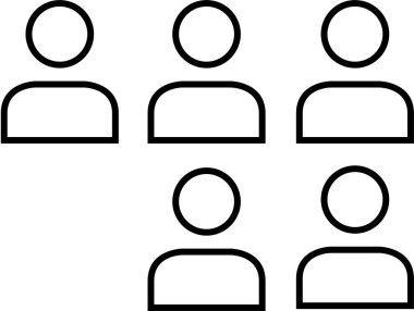 kullanıcı profili simgesi, vektör illüstrasyonu