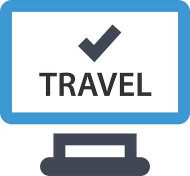 Basit işaretleme simgesi, vektör illüstrasyonu