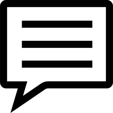 Mesaj var. Web simgesi vektör illüstrasyonu