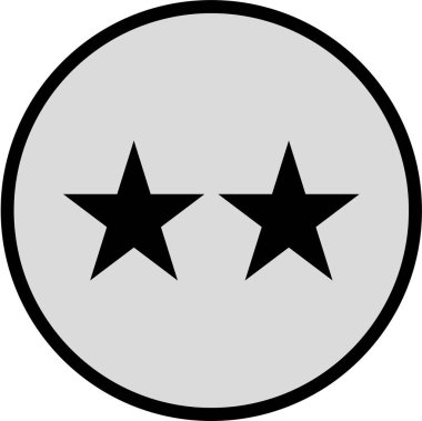 yıldız simgesi, vektör çizimi