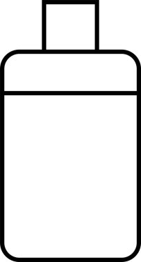 Bir kutu simgesinin vektör illüstrasyonu