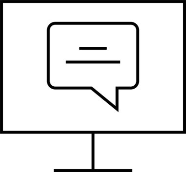  SMS ve Metin konuşma ikonu vektör illüstrasyonu